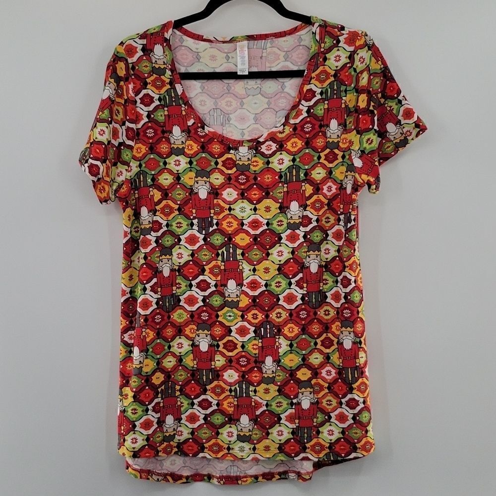 3 for $20 Lularoe Top Red& Green size S